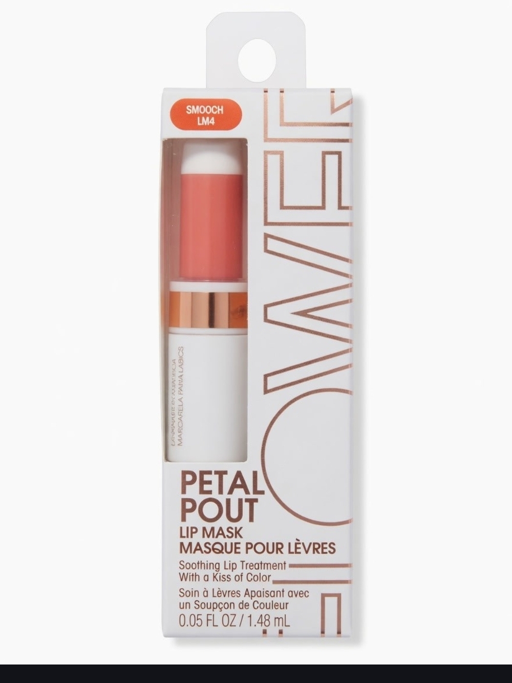 Petal Pout Smooch Lip Mask — Coral Pink Hydrating Tint